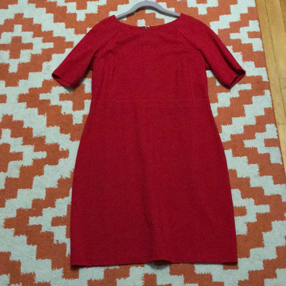 Red 10P Talbots Dress